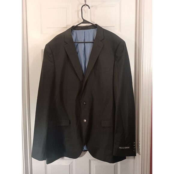 Alberto Cardinali Blazer Jacket Size 50L Black - Picture 2 of 10